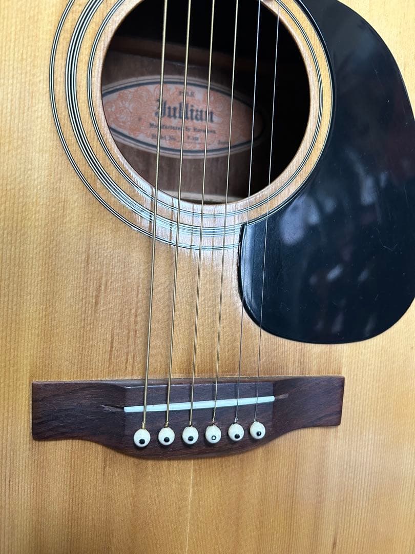 末迄特価セール美品70年代黒沢楽器レアビンテージ❣️ジュリアンF-150バック虎杢