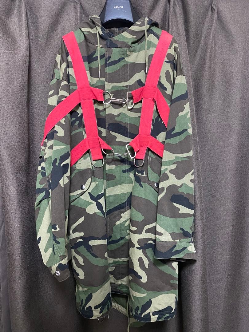 CELINE 新品 セリーヌ 23ss モッズ ミリタリー ハーネス コート