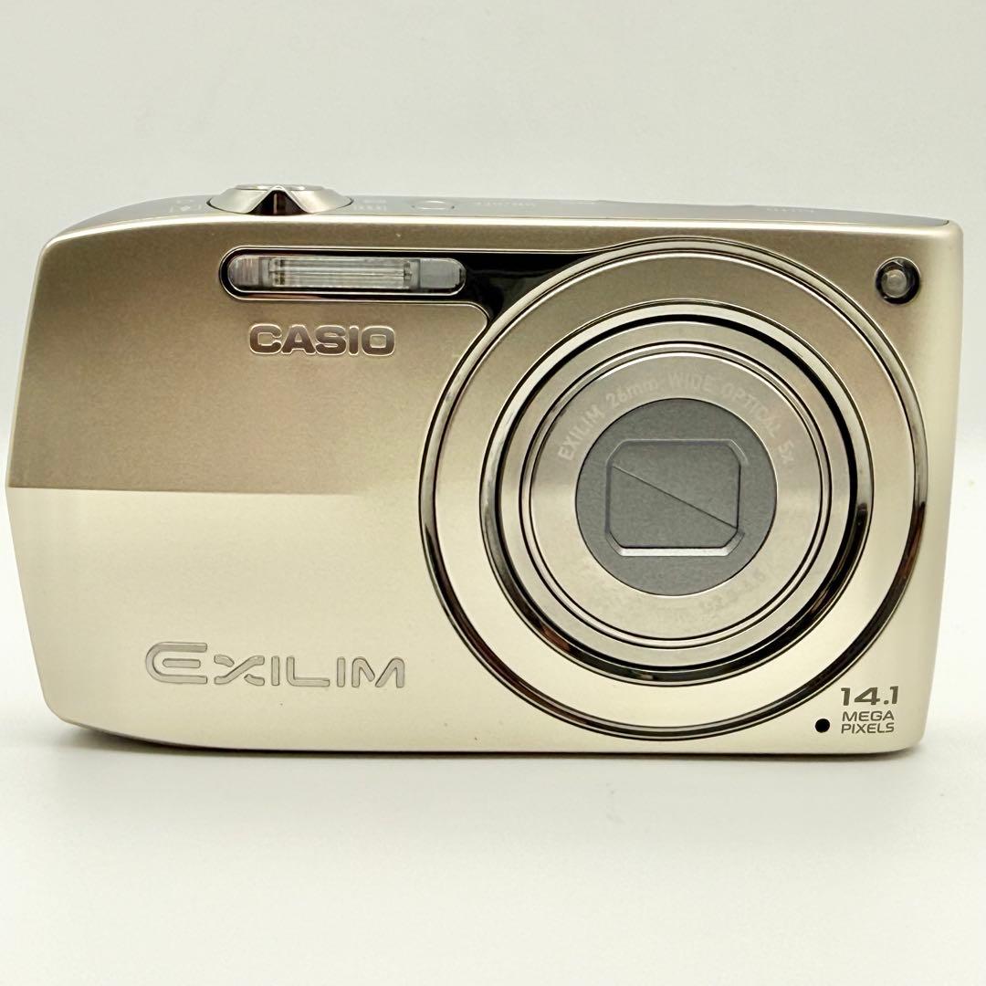【美品】CASIO EX-Z2300 コンパクトデジタルカメラ 動作品 ゴールド