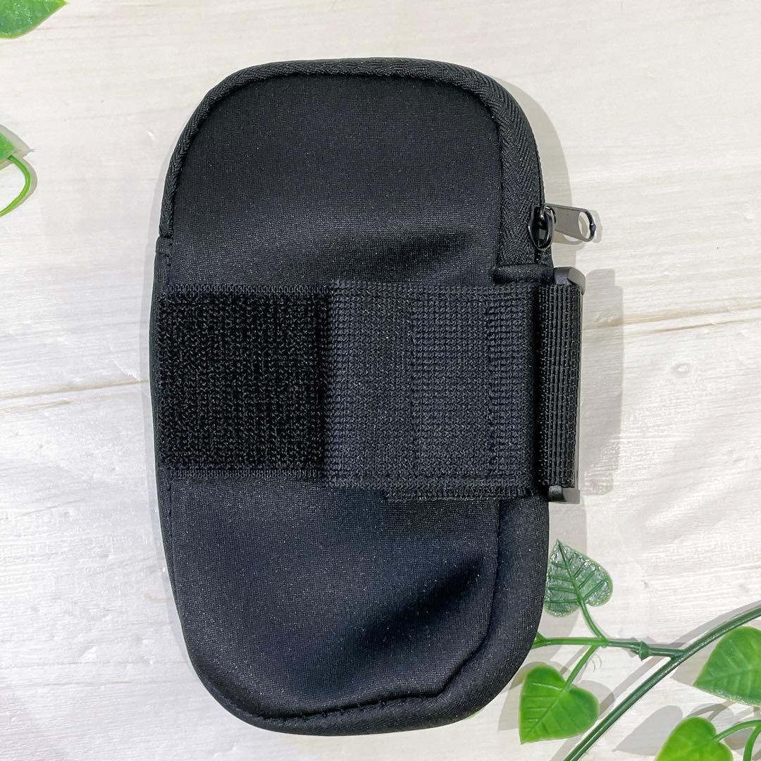 ☆スポーツアームバンド アームポーチ ウォーキング イヤホン穴付き