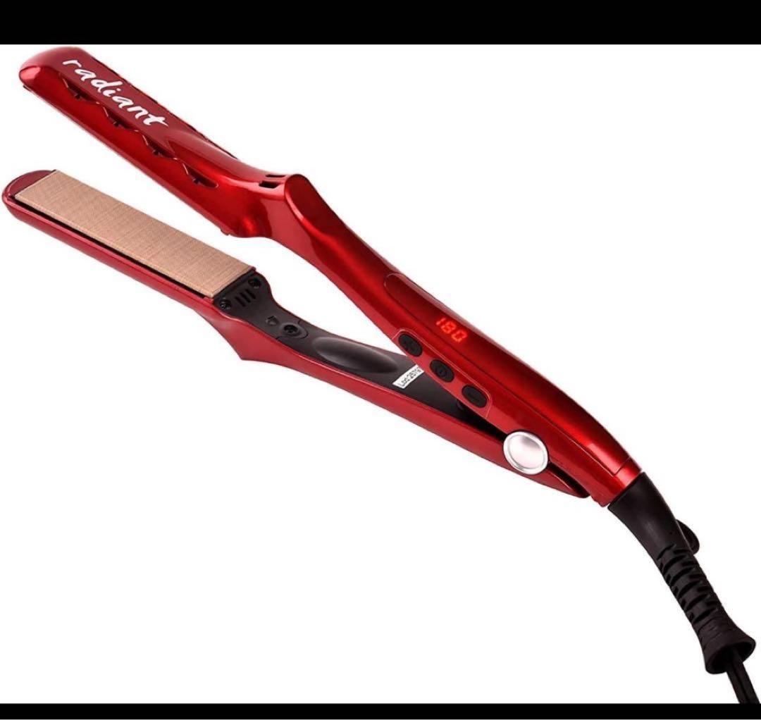 ラディアント 28mm ヘアアイロン ストレート プロ仕様 保湿 シルクプレート