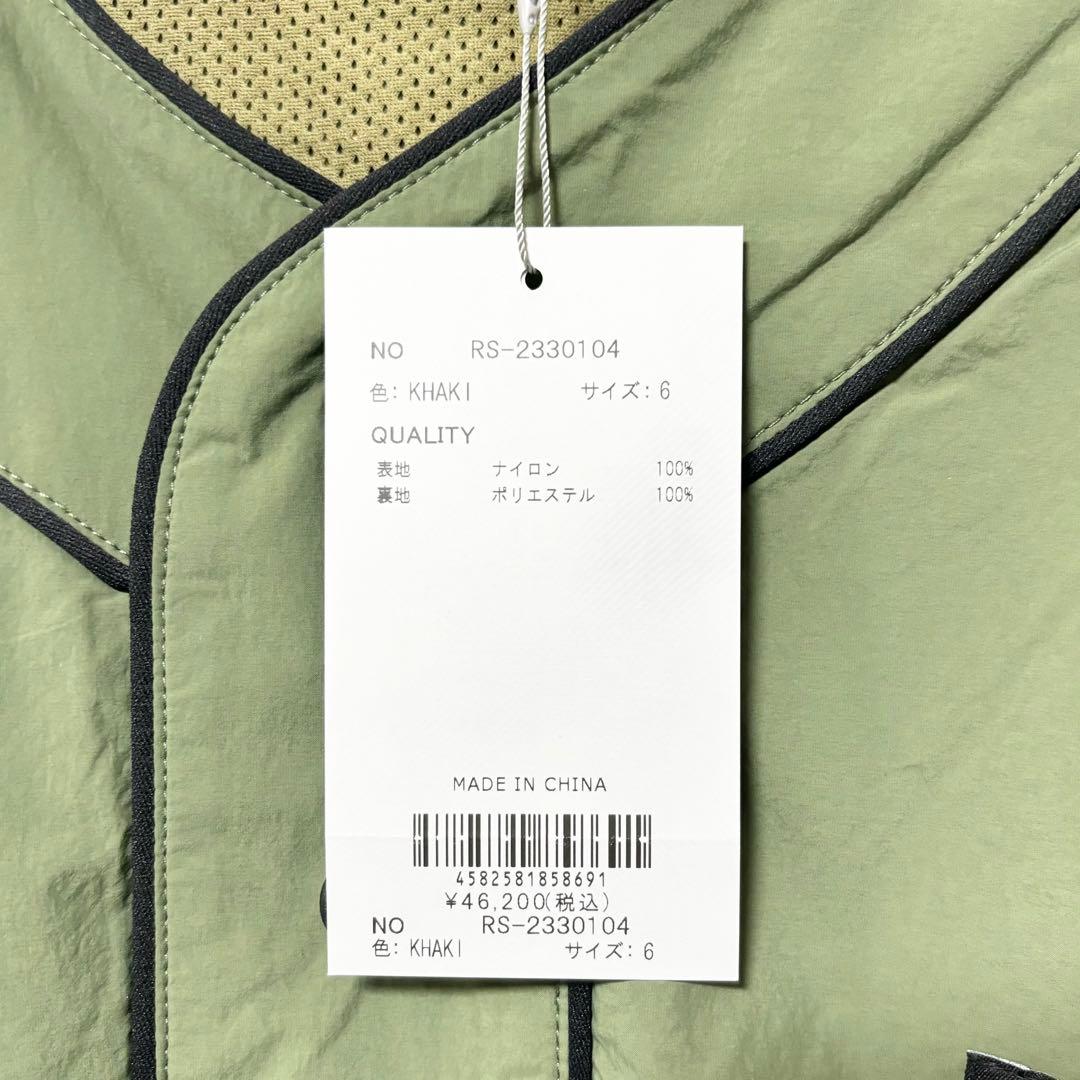 新品 ラッセルノ ゴルフ B.B Vネック プルオーバー カーキ XL 6