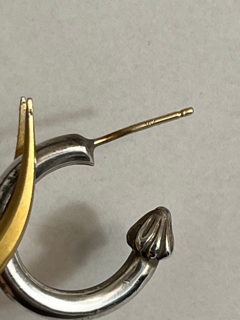 クロムハーツ　プレーンフープピアス