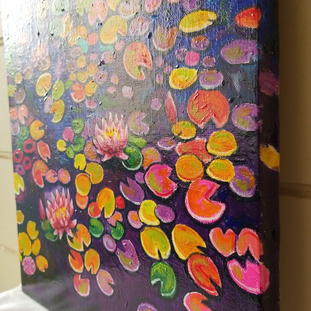 油絵　やまちゃん　睡蓮