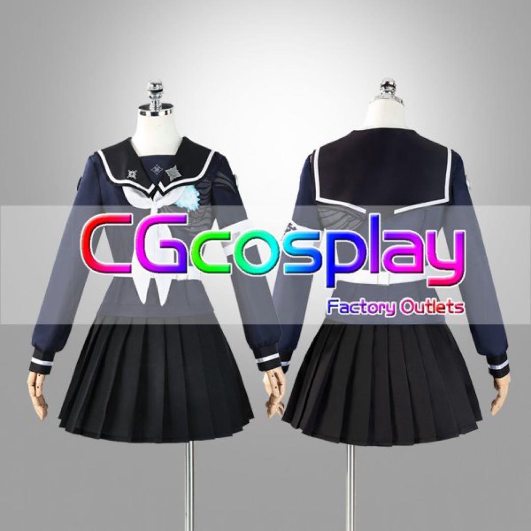 YY様　HUNDRED LINE 最終防衛学園 飴宮怠美　コスプレ衣装＋ウィッグ