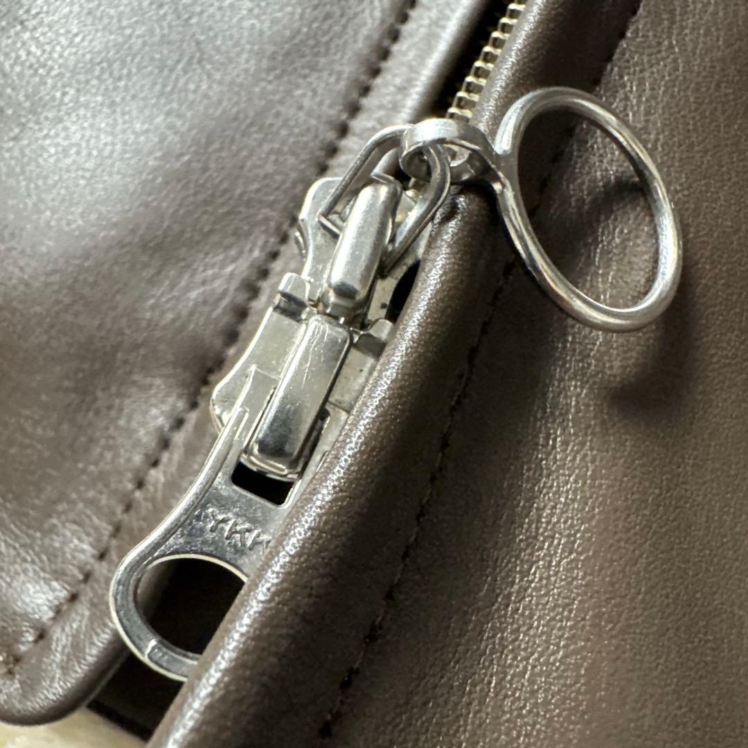 上質牛革 KADOYAカドヤ ライナー付き レザーライダースジャケット L