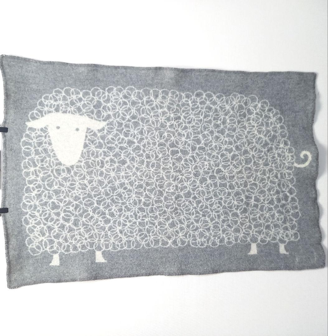 19800円 フィンランド製 ラプアンカンクリ 羊 ウールフェルト ブランケット