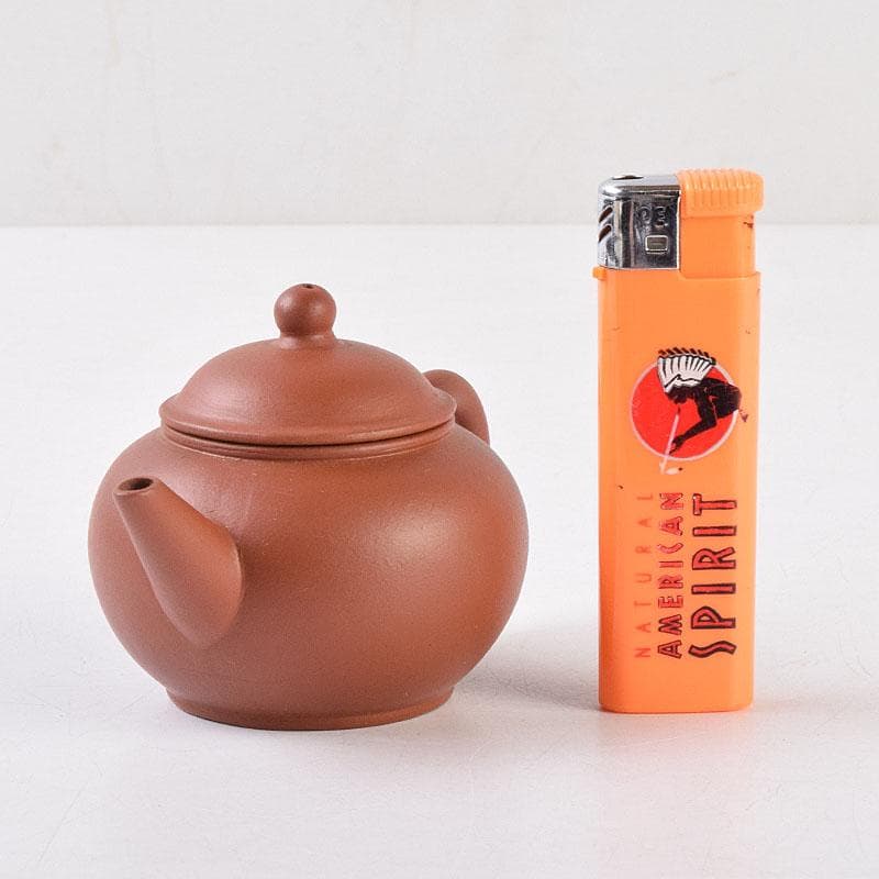 中国　中国宣興銘　紫砂　朱泥　急須　茶壷　C　R9060