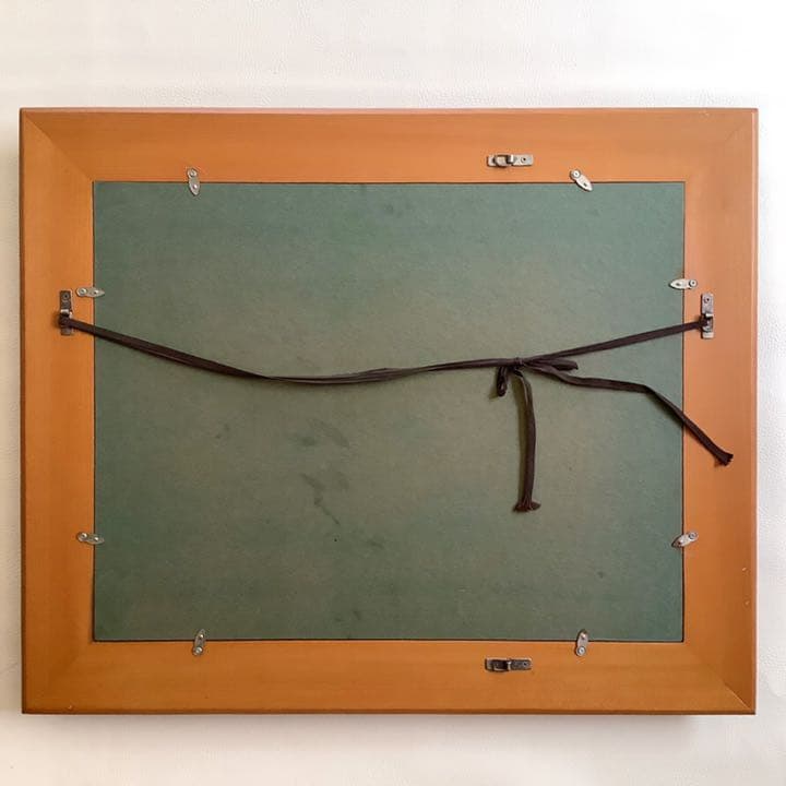 【嶋津俊則/オンフルール】油絵 額縁付き サインあり(4号)