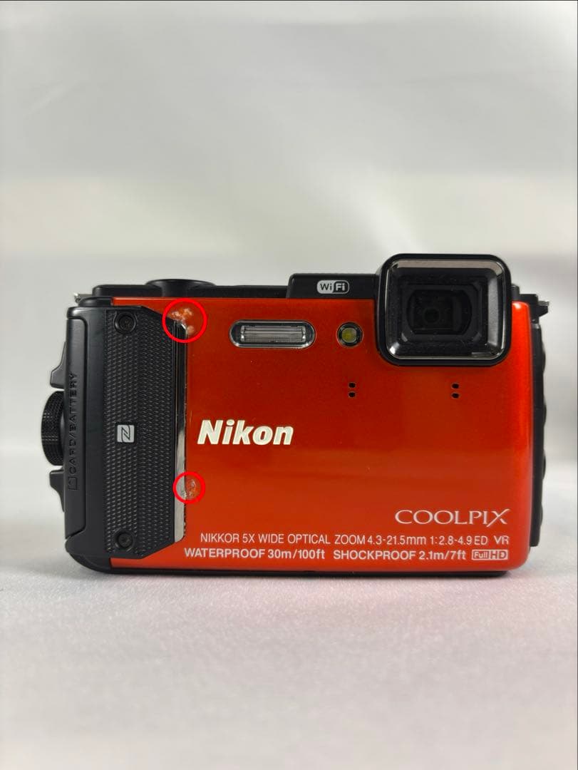 Nikon coolpix AW130 防水カメラ外品充電器付き