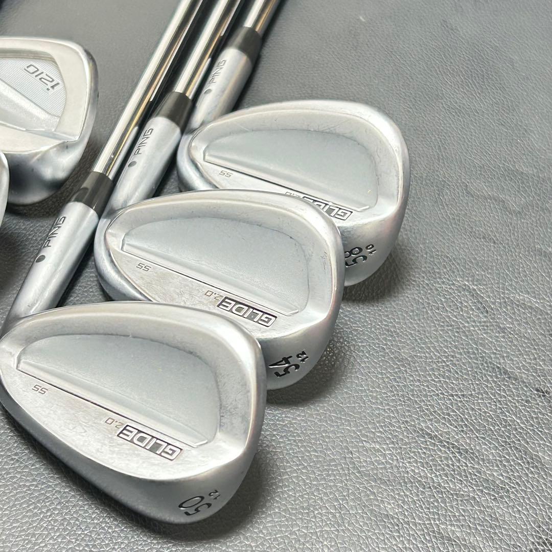 【超希少】PING i210 & GLIDE2.0 10本組 DG 黒 4-W
