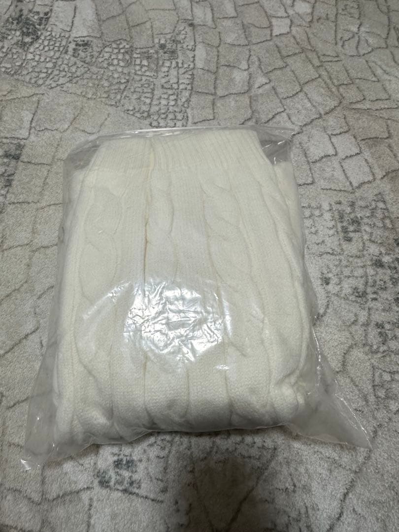 ポロ・ラルフ・ローレン ホワイト ケーブルニットセーター