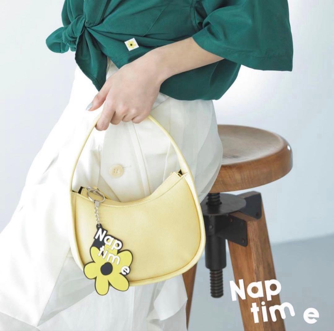 Nissy Naptime ナップタイム ハーフムーンBAG イエロー