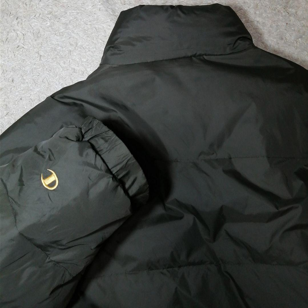 ★90s★チャンピオン★ダウンジャケット 4L 超ビッグサイズ オリーブドラブ