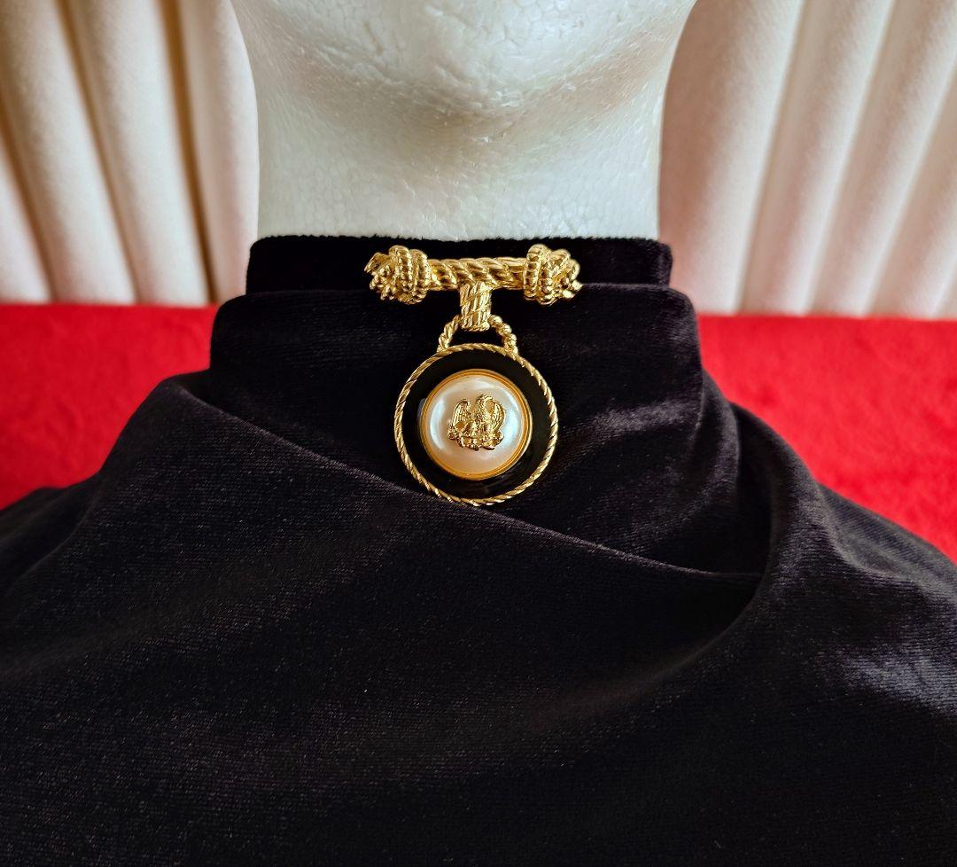 USAヴィンテージ 70s 希少 ブローチ RICHELIEU イーグル D84