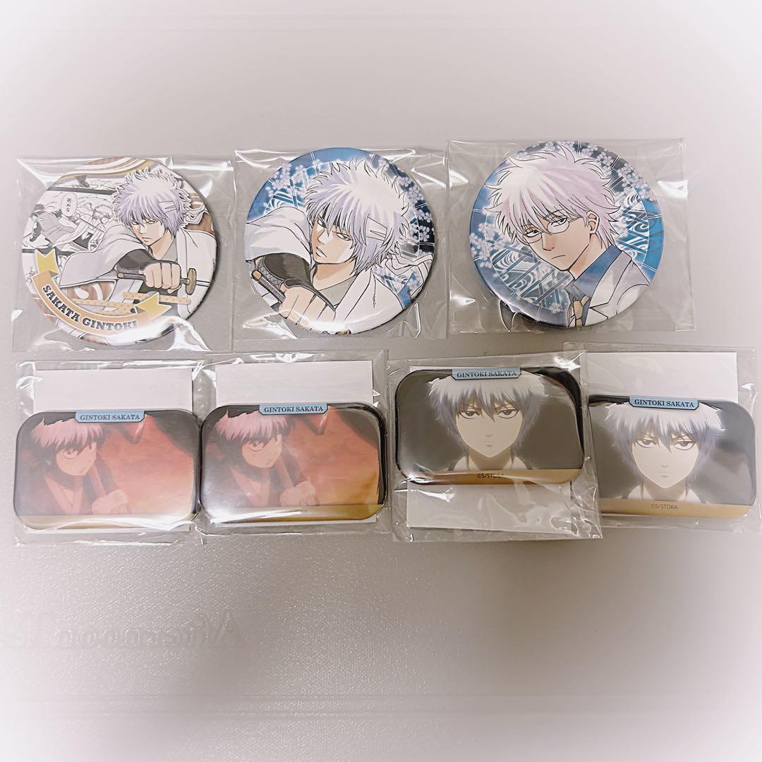 銀魂 銀時 原作コレクション缶バッジ エリザベスからの挑戦状 スクエア缶バッジ