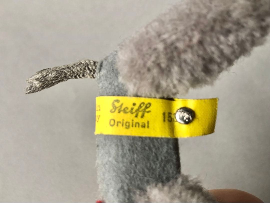 Steiff ポンポンプードル グレー