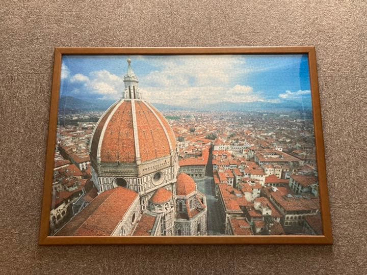 ジグソーパズル　『フィレンツェ歴史地区-イタリア』額付き完成品　73×102cm