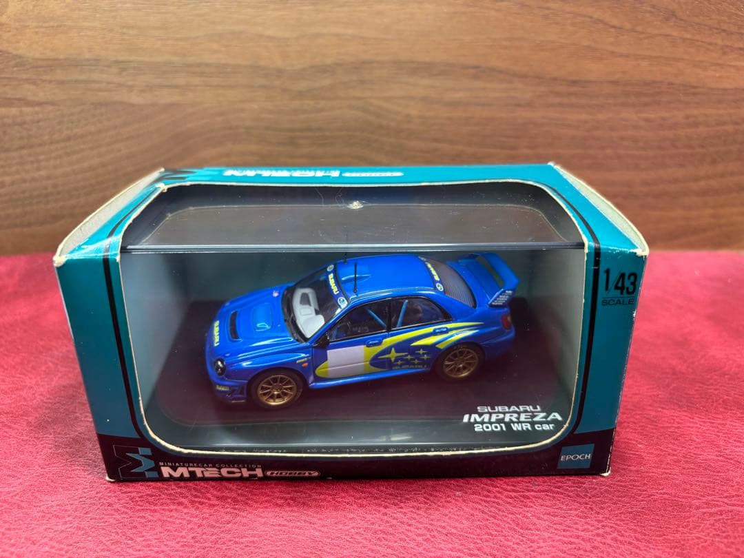エポック社 MTECH 1/43 SUBARU IMPREZA 2001 WR